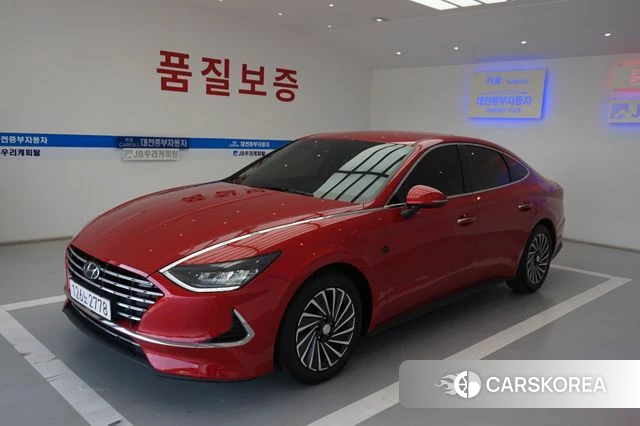 Hyundai Sonata Hybrid (DN8) 2021 Красный из Кореи