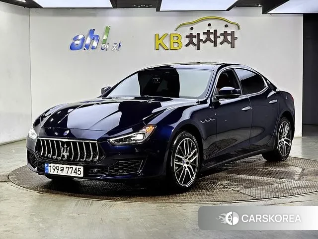 Maserati Ghibli 2018 Синий из Кореи