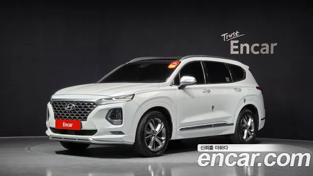 Hyundai Santa Fe TM 2019 Белый из Кореи