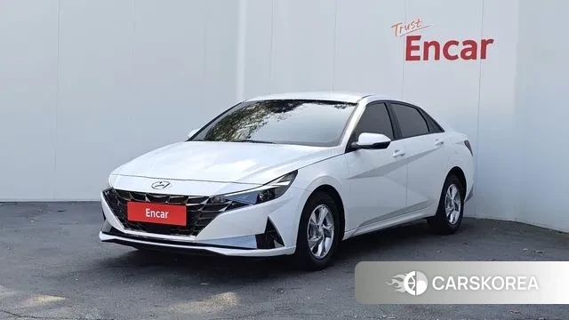 Hyundai Avante (CN7) 2020 Белый из Кореи