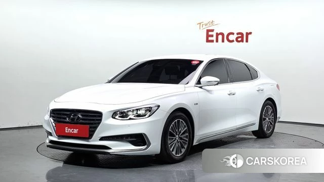 Hyundai Grandeur IG Hybrid 2018 Белый из Кореи