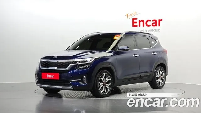 Kia Seltos 2020 Синий из Кореи