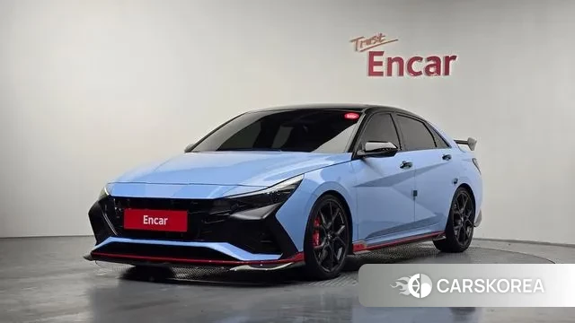 Hyundai Avante (CN7) 2021 Светло-серебряный цвет из Кореи