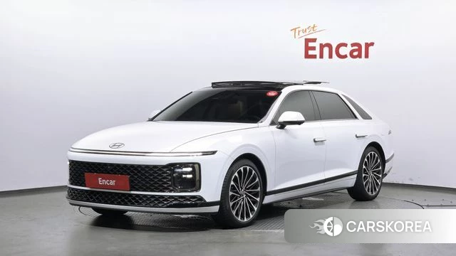 Hyundai Grandeur Hybrid (GN7) 2023 Белый из Кореи
