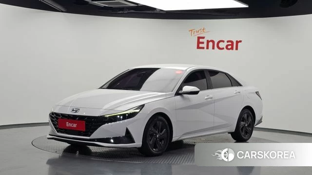 Hyundai Avante (CN7) 2020 Белый из Кореи
