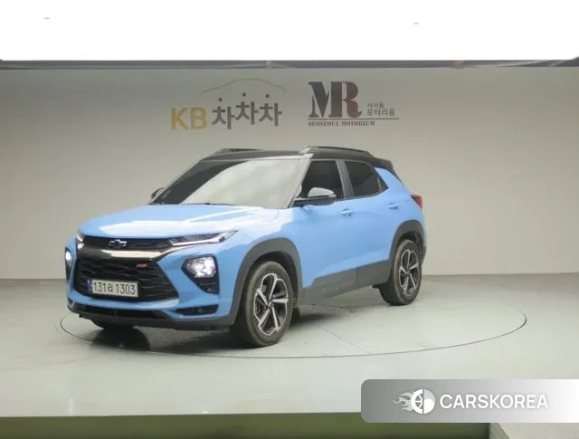 Chevrolet (GM Daewoo) Trailblazer 2023 Небесно-голубой из Кореи