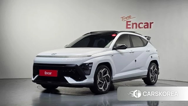 Hyundai Kona (SX2) 2024 Белый из Кореи