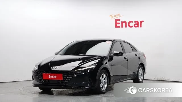 Hyundai Avante (CN7) 2022 Черный из Кореи