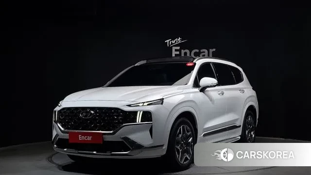 Hyundai The New Santa Fe 2023 Белый из Кореи