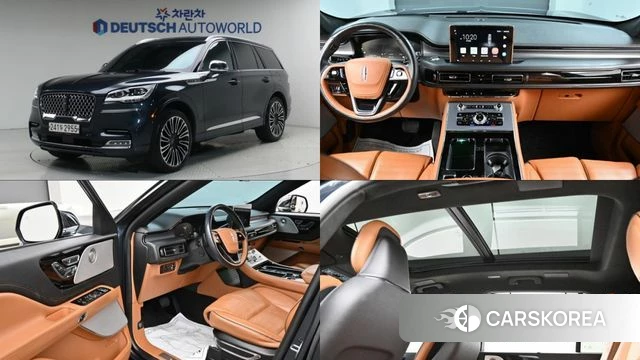 Lincoln Aviator 2nd generation 2020 Синий из Кореи