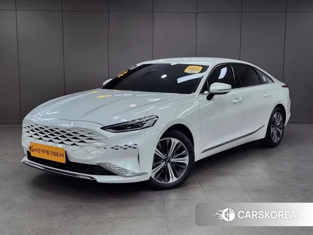 Kia K8 Hybrid 2023 Белый из Кореи