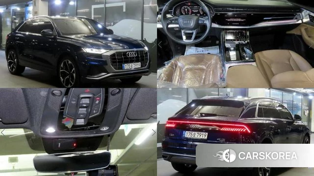 Audi Q8 (4M) 2021 Синий из Кореи
