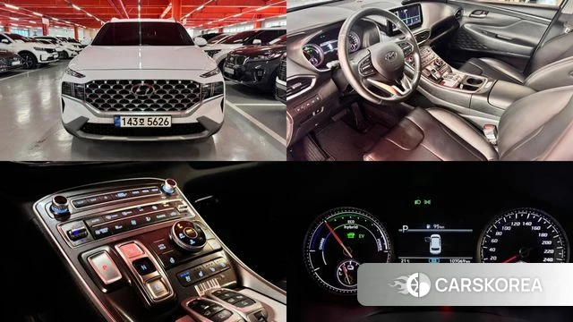 Hyundai The New Santa Fe 2021 Белый из Кореи