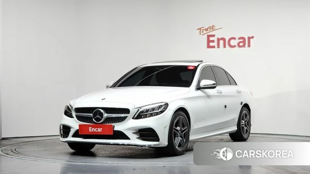 Mercedes-Benz C-Class W205 2021 Белый из Кореи