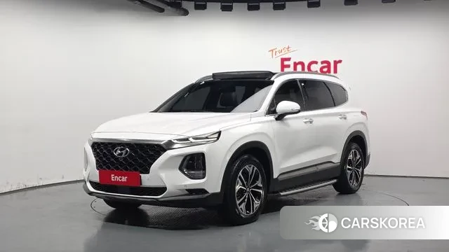 Hyundai Santa Fe TM 2019 Белый из Кореи