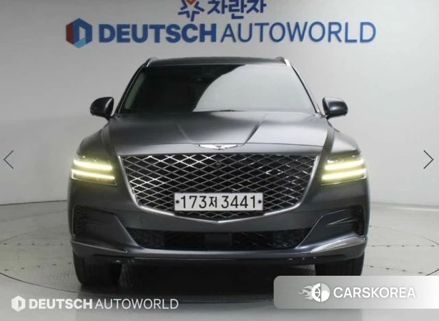 Genesis GV80 2021 Черный из Кореи