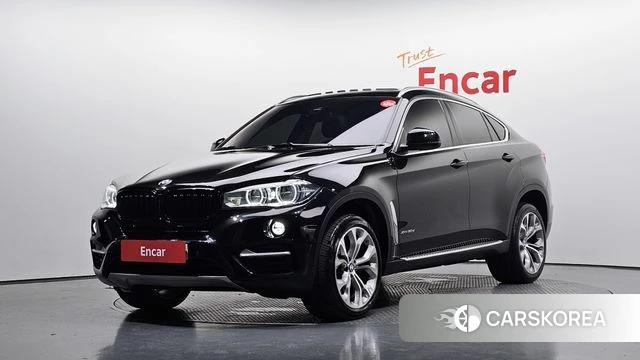 BMW X6 (F16) 2018 Черный из Кореи