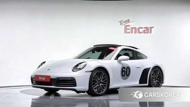 Porsche 911(992) 2021 Белый из Кореи