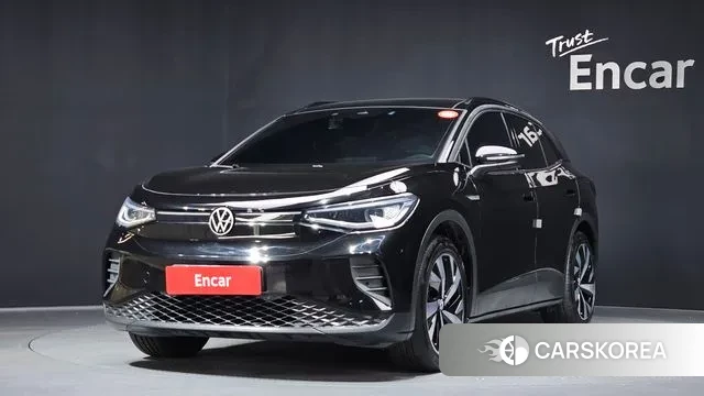 Volkswagen ID.4 2023 Черный из Кореи