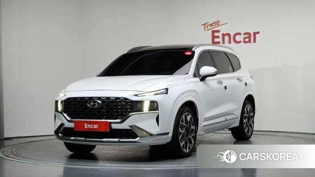 Hyundai The New Santa Fe 2021 Белый из Кореи