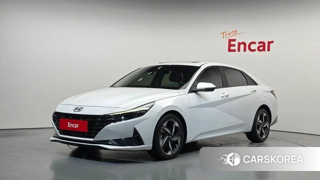 Hyundai Avante (CN7) 2020 Белый из Кореи