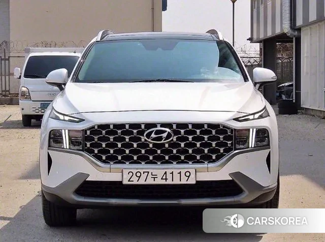 Hyundai The New Santa Fe 2022 Белый из Кореи