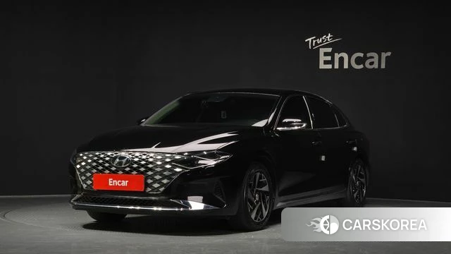 Hyundai The New Grandeur IG Hybrid 2021 Черный из Кореи