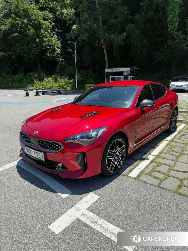 Kia Stinger Meister 2021 Красный из Кореи