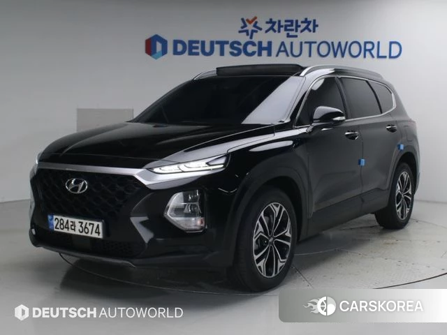 Hyundai Santa Fe TM 2018 Черный из Кореи