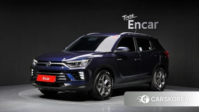 Ssangyong Beautiful Korando 2019 Синий из Кореи