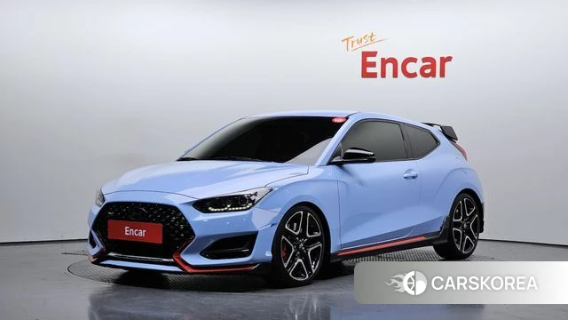 Hyundai Veloster (JS) 2018 Небесно-голубой из Кореи