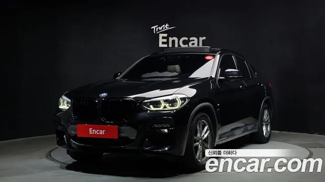 BMW X4 (G02) 2020 Черный из Кореи