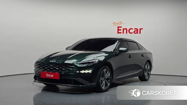 Kia K8 Hybrid 2021 Темно-зеленый из Кореи