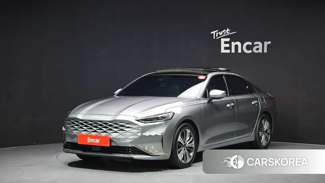 Kia K8 Hybrid 2024 Серебристо-серый из Кореи