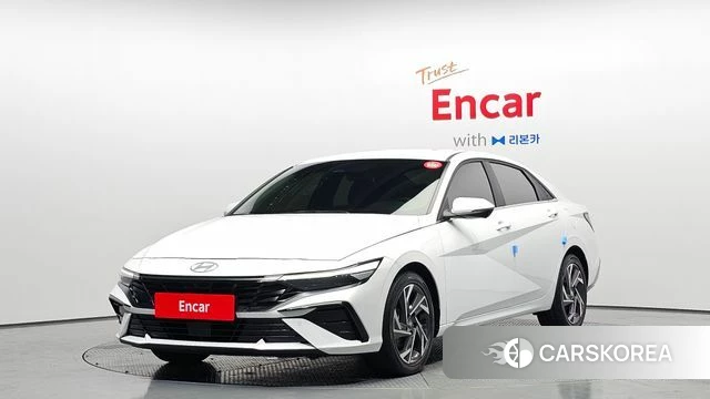 Hyundai The New Avante (CN7) 2024 Белый из Кореи