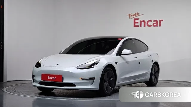 Tesla Model 3 2022 Белый из Кореи