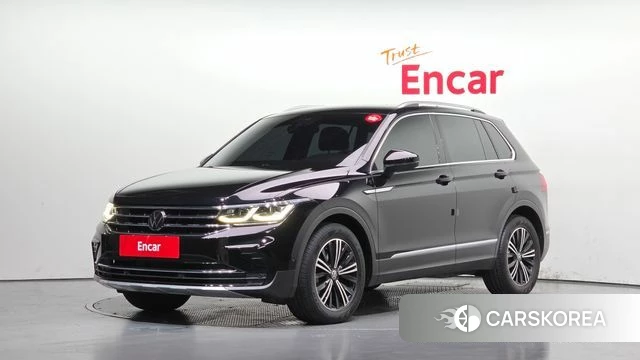 Volkswagen Tiguan second Generation 2022 Черный из Кореи