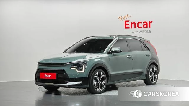 Kia Di Ol Nu Niro 2022 Зеленый из Кореи
