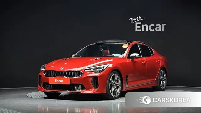 Kia Stinger 2018 Красный из Кореи