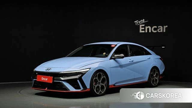 Hyundai The New Avante (CN7) 2025 Небесно-голубой из Кореи