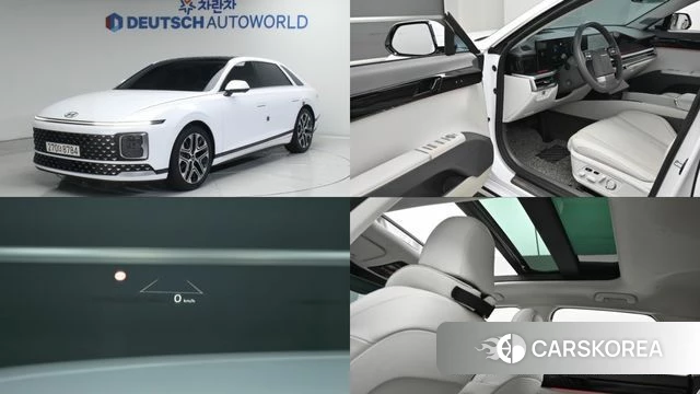 Hyundai Grandeur Hybrid (GN7) 2023 Белый из Кореи