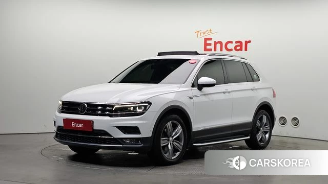 Volkswagen Tiguan second Generation 2018 Белый из Кореи