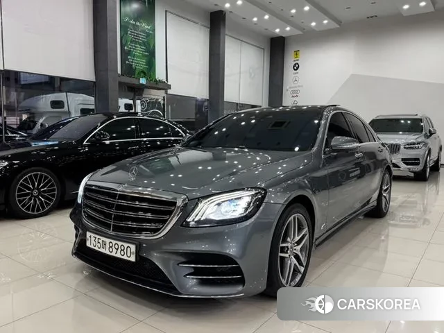 Mercedes-Benz S-Class W222 2019 Серебристо-серый из Кореи