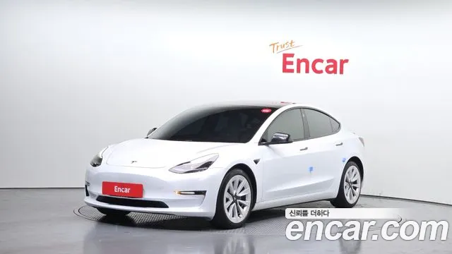 Tesla Model 3 2021 Белый из Кореи