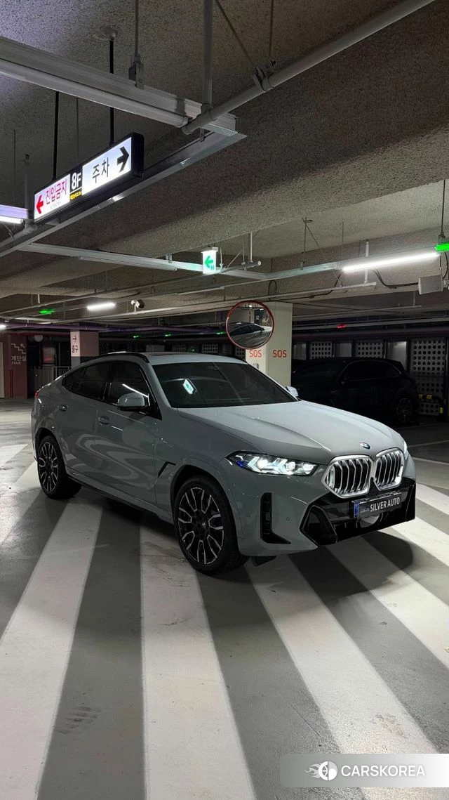 BMW X6 (G06) 2026 Небесно-голубой из Кореи