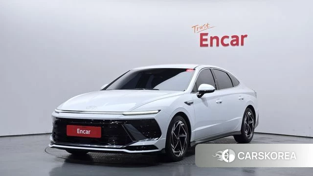 Hyundai Sonata D Edge Hybrid (DN8) 2023 Белый из Кореи