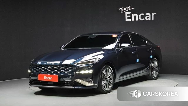 Kia K8 Hybrid 2021 Синий из Кореи