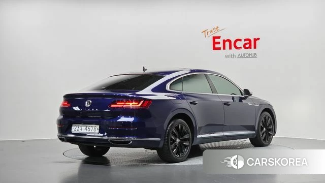 Volkswagen Arteon 2019 Синий из Кореи