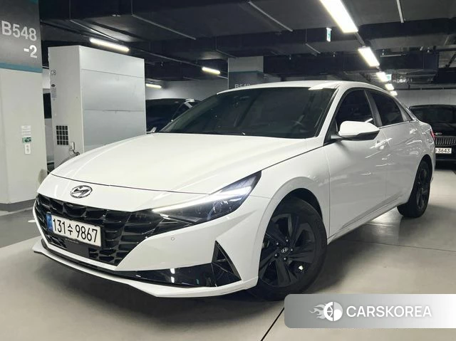 Hyundai Avante (CN7) 2021 Белый из Кореи