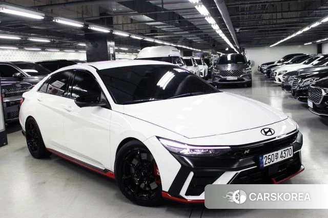 Hyundai The New Avante (CN7) 2025 Белый из Кореи